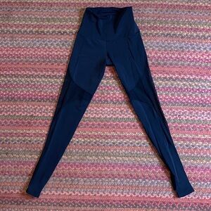 ONZIE BLACK MESH YOGA ATHLETIC DANCE STIRRUP LEGGINGS